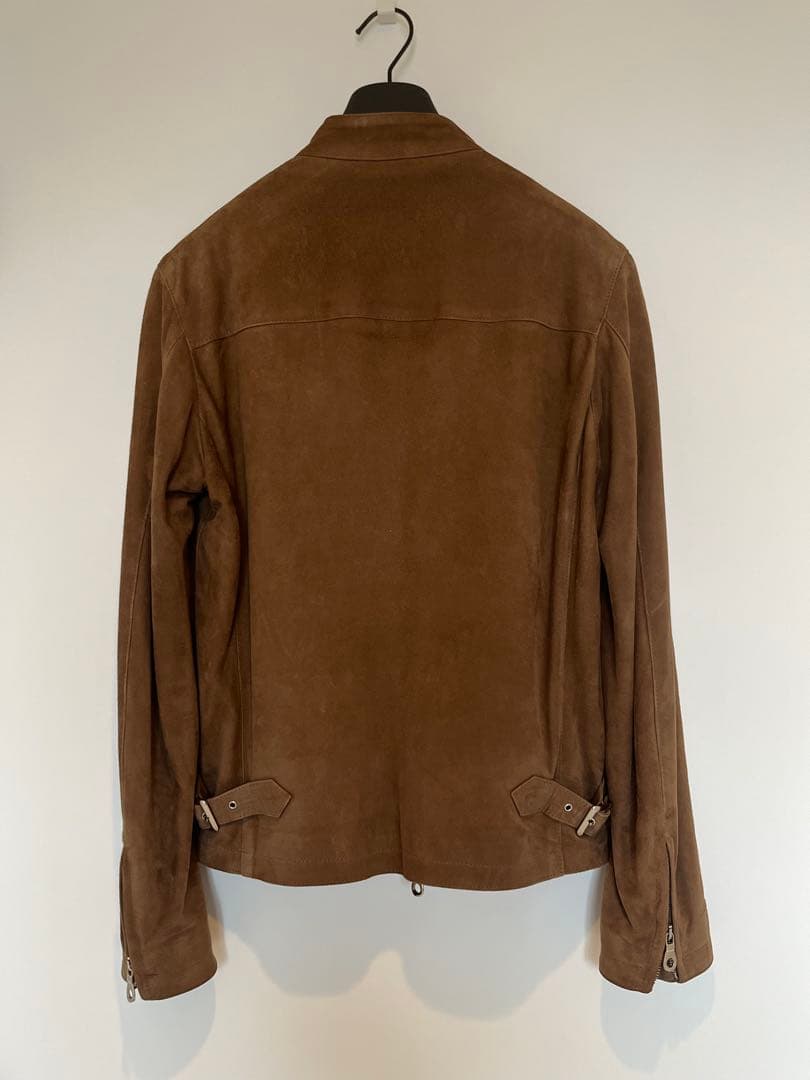 美品 CINQUANTA チンクアンタ スエード スウェード シングルライダース