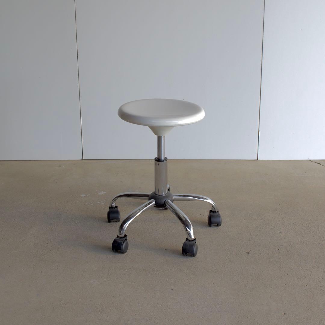 スツール　キャスター　ミッドセンチュリー　ポストモダン　スペースエイジ