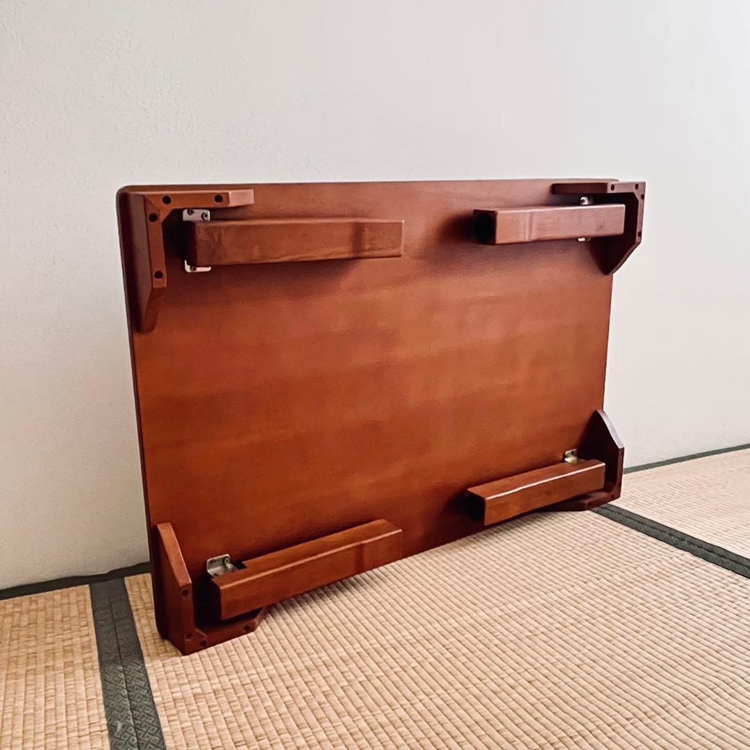 木製 ちゃぶ台　机　折りたたみ　古家具　古道具