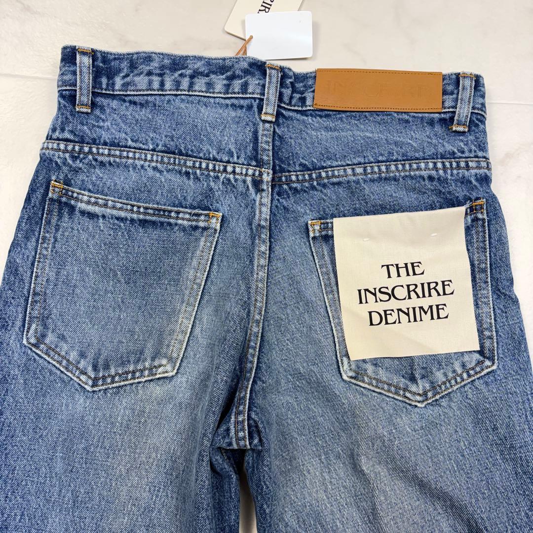 新品タグ付き！アンスクリア　フレアデニムパンツ　カットオフ　36