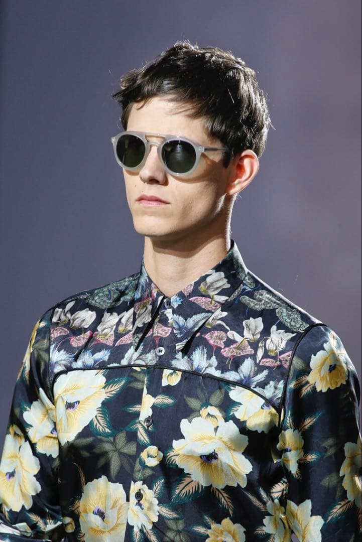 DRIES VAN NOTEN 14SS フラワー柄シャツ　ドリスヴァンノッテン