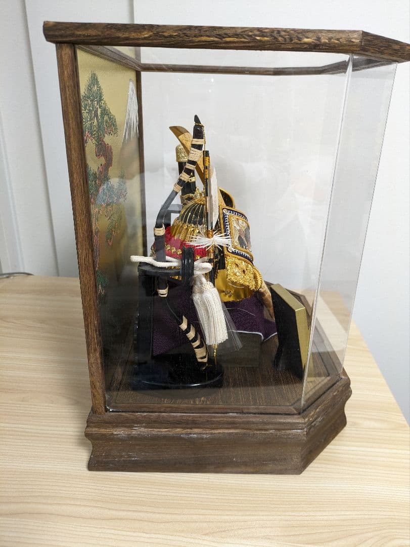 久月 五月人形 兜 オルゴール付き