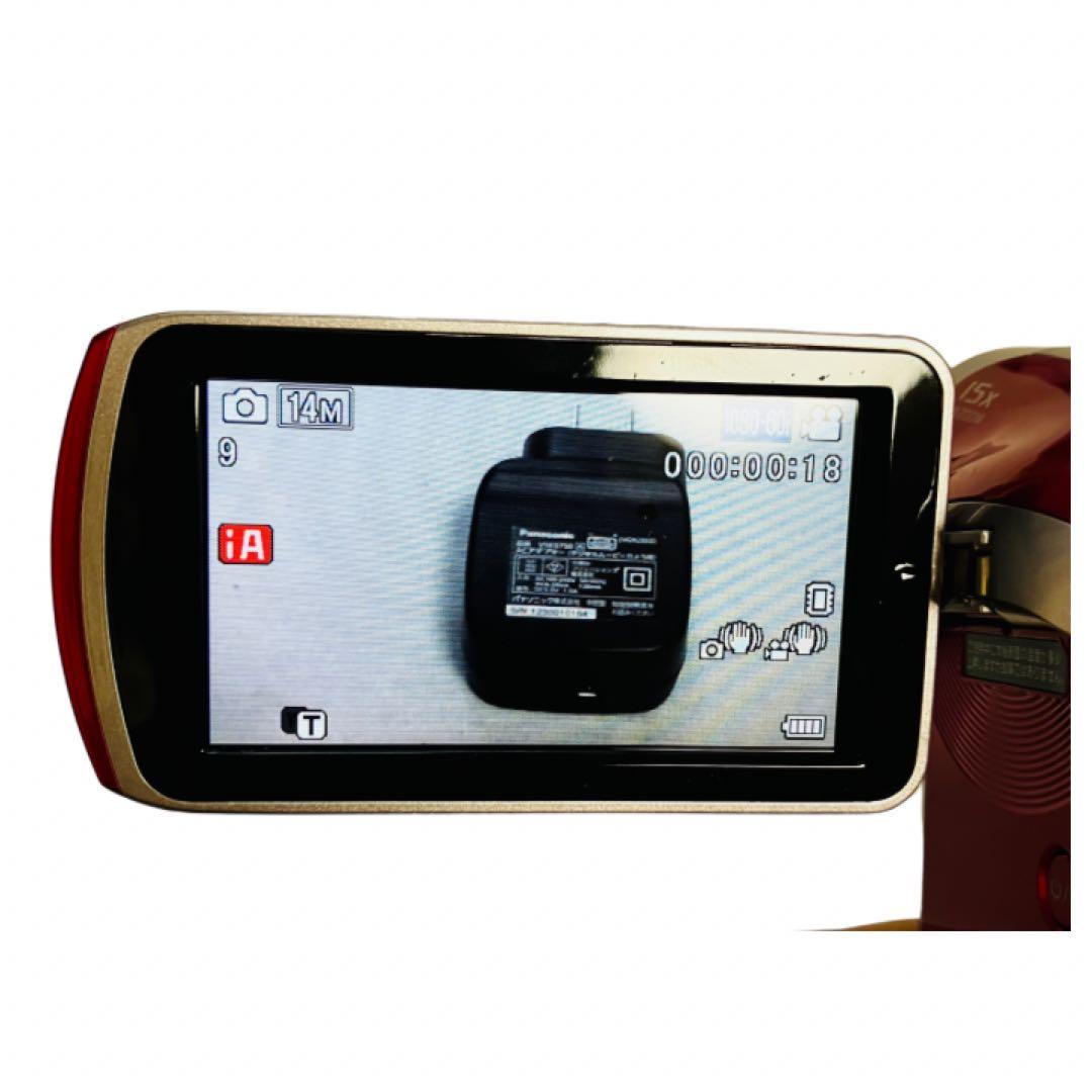 美品　パナソニック HX-DC2 デジタルムービーカメラ　ピンク　フルHD 縦型