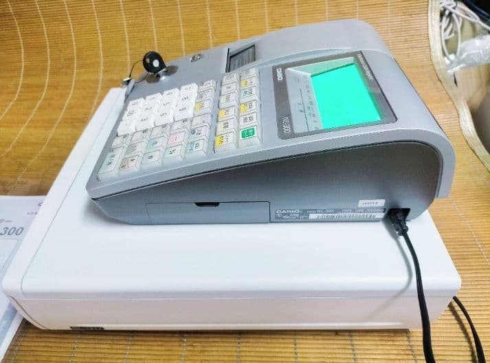 カシオレジスター　TE-300　フル設定無料　 送料無料人気機種　001773