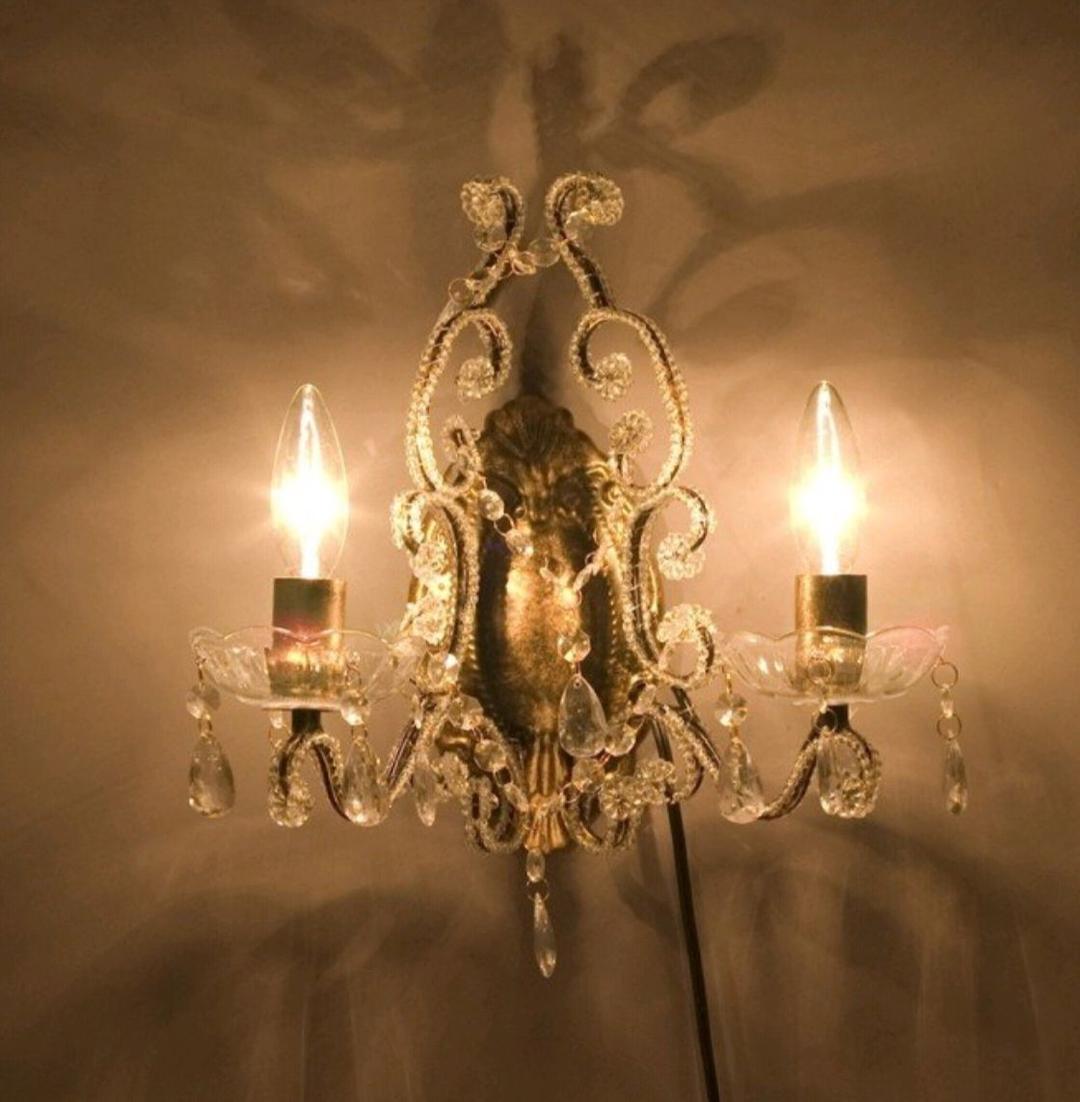 イタリア ヨーロッパ アンティーク シャンデリア 照明 家電 姫 薔薇 ローズ