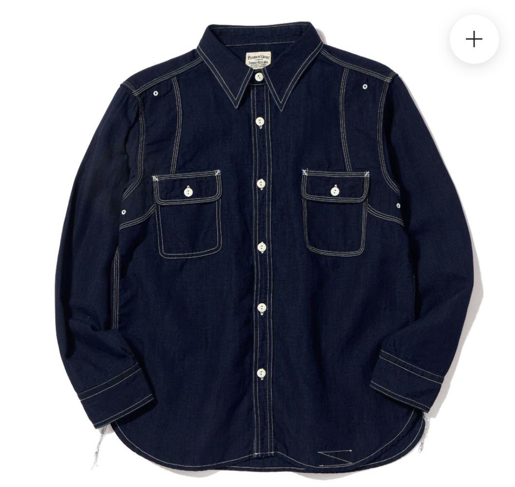 最終価格　フェローズ デニムワークシャツ 40s