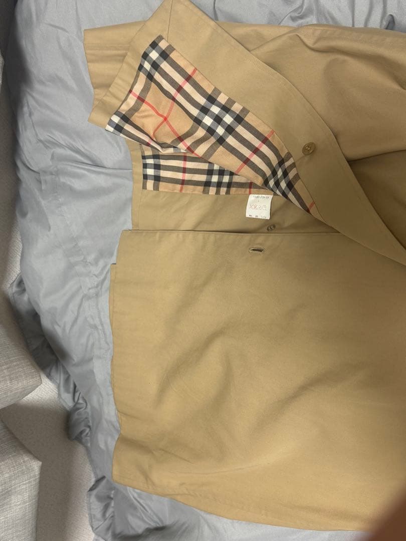 Burberry バーバリー ステンカラーコートベルト付 Lサイズ