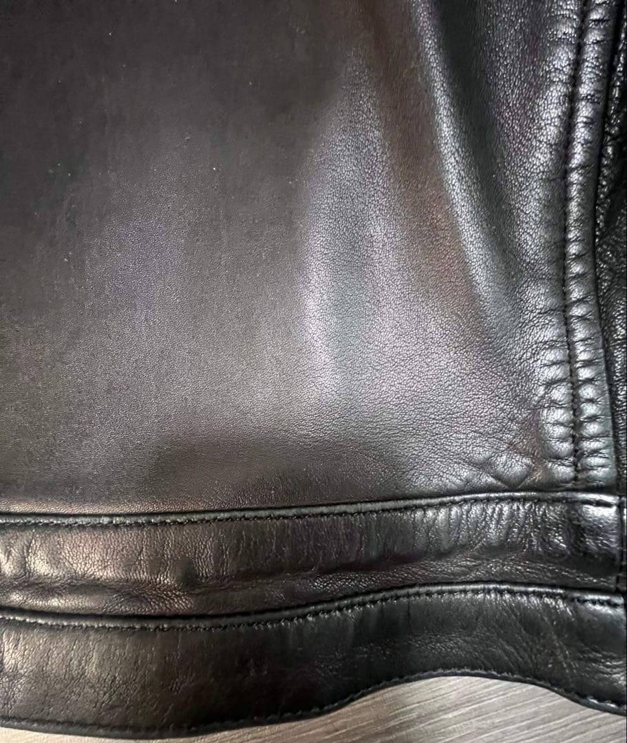 TOMORROWLAND / BLUE WORK シングルライダース　黒　M