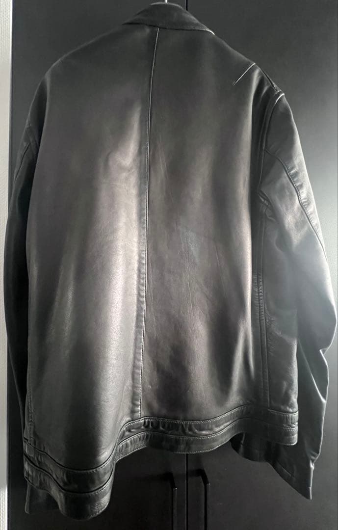 TOMORROWLAND / BLUE WORK シングルライダース　黒　M