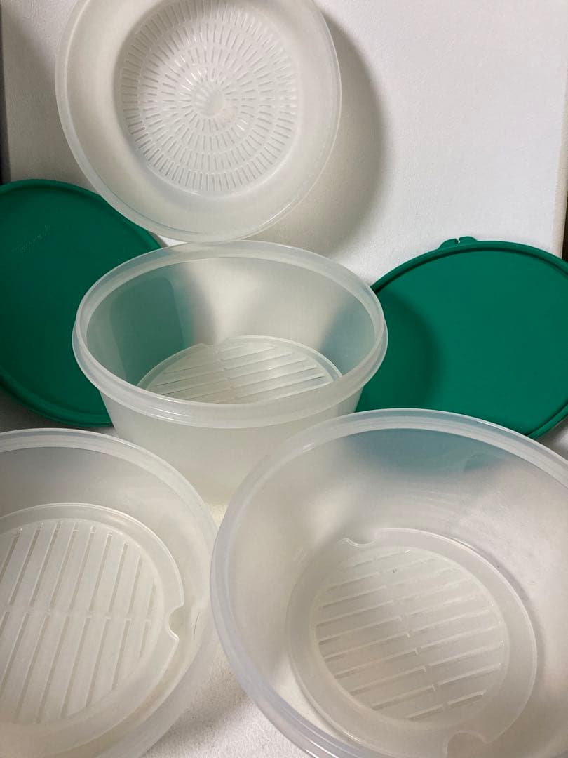 タッパーウェアストレーナー小中大保存ボウル