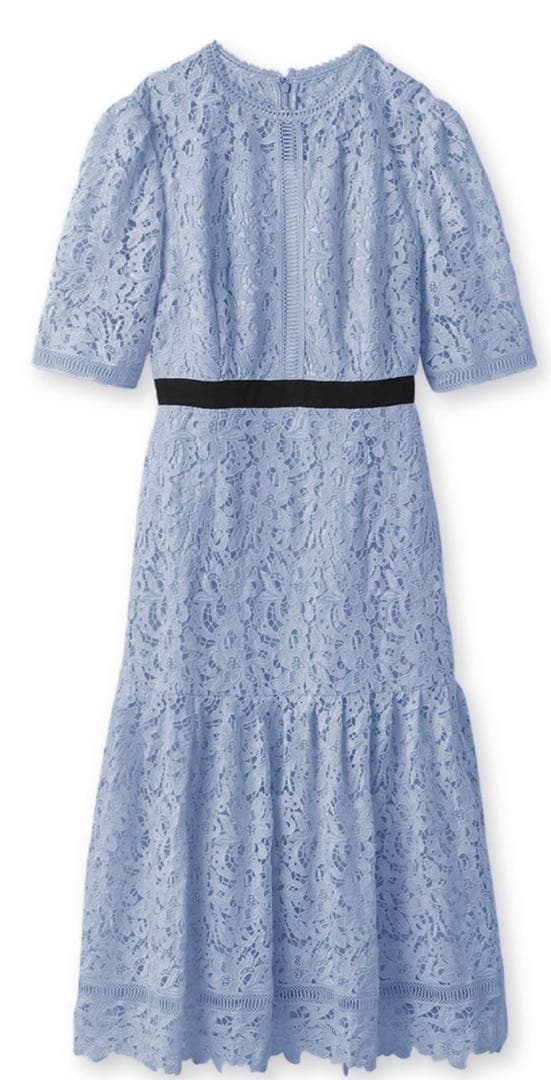 セルフォード　レース　ワンピース　定番　結婚式　美品　M セレモニー