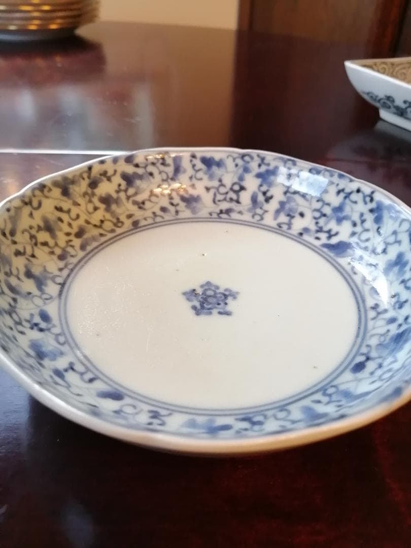 5枚セット　大明年製 豆皿 江戸期 染付 古伊万里　プレート