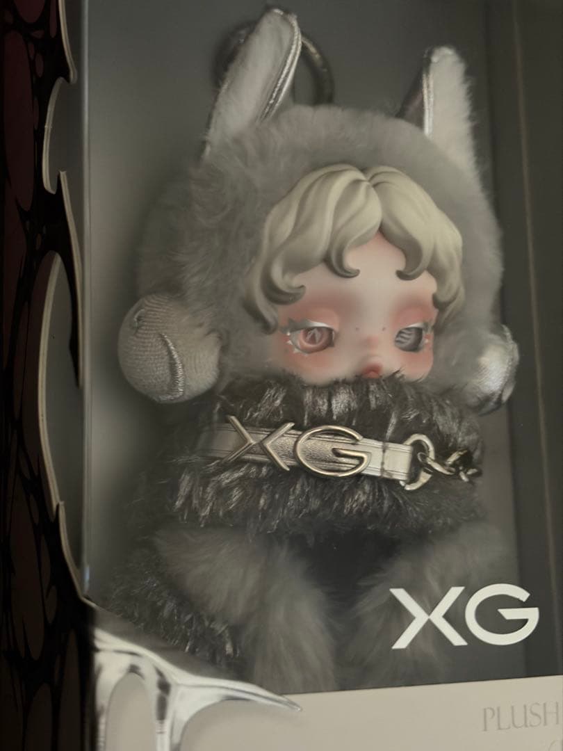 SKULLPANDA×XG ぬいぐるみペンダント ポップマート