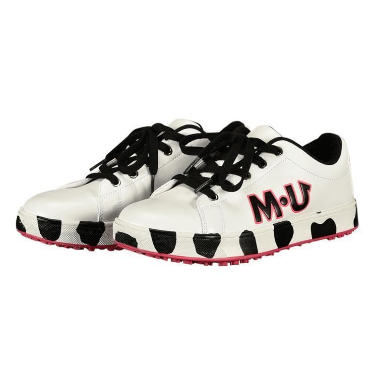 専用◆ダルメシアン柄スパイクレスシューズ 23.5 WH