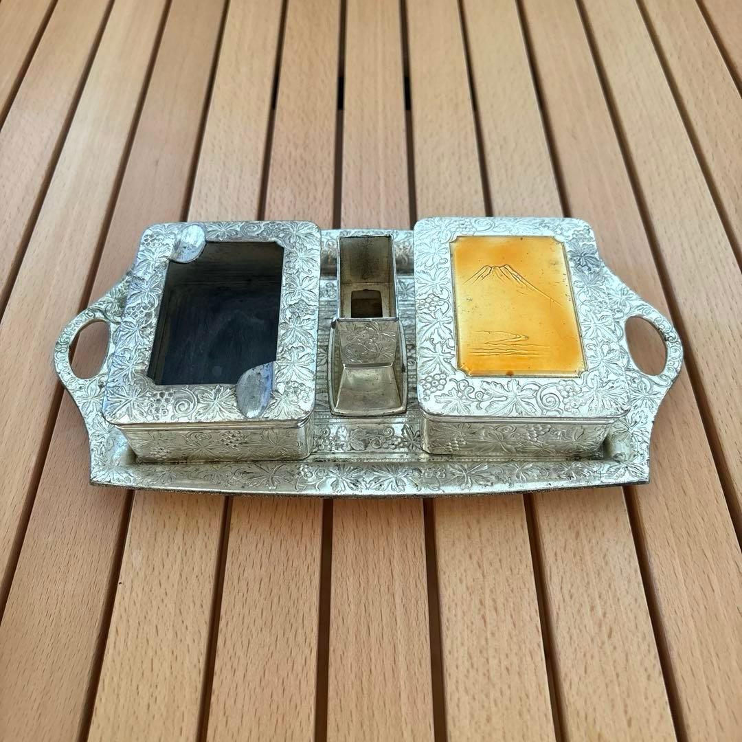 超希少OCCUPIED JAPANの刻印 ビンテージ　 アンティーク 灰皿 和柄