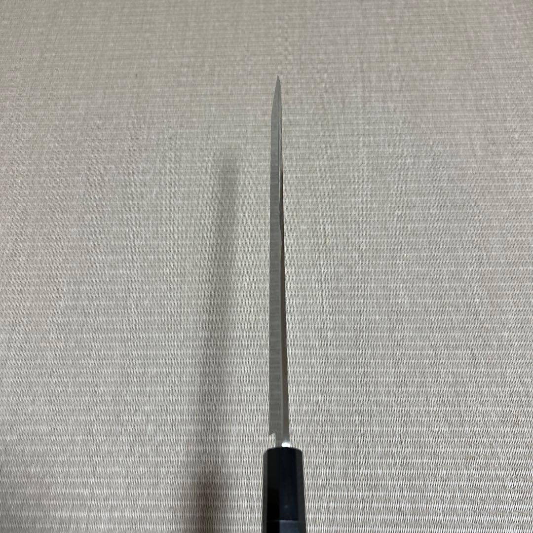 先丸　9寸　V金10号　本焼　柳刃　包丁　和包丁　黒檀黒水牛八角柄