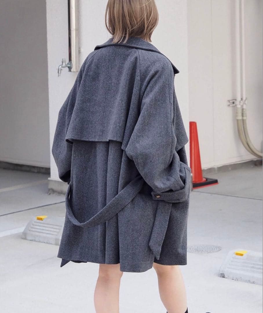 tiptop ミドル丈トレンチコート(F)