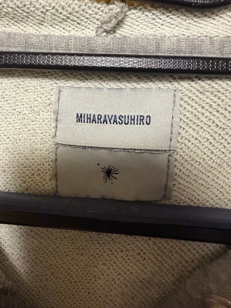 mihara yasuhiro ミハラヤスヒロ　ダメージパーカー　M
