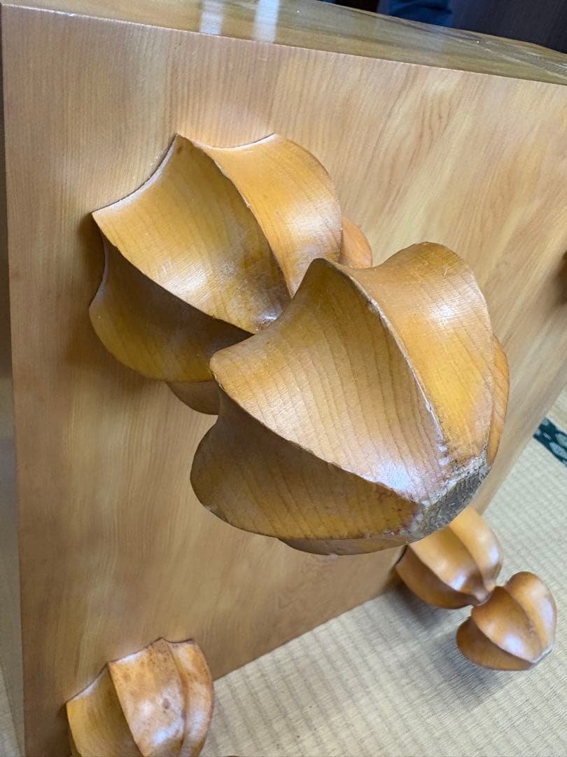 貴重　囲碁セット囲碁盤 日向特製本蛤白雪印41号　本那智41号白黒碁石 木製収納