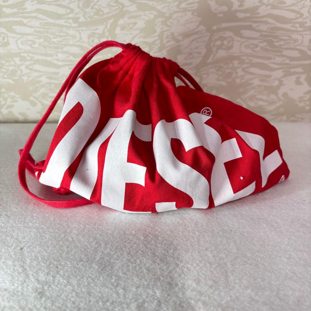 DIESEL ディーゼル　黒レザーベルト オーバルバックル