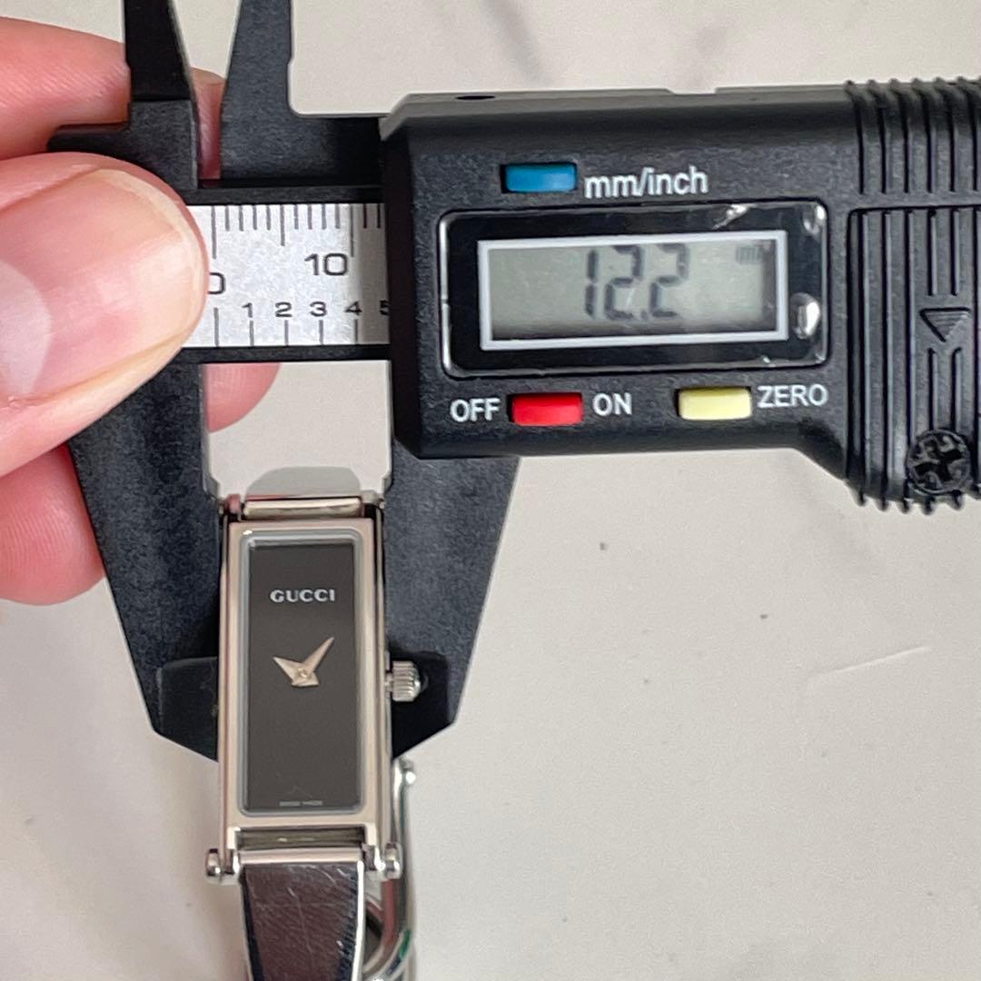 稼動品　GUCCI グッチ　1500L レクタンギュラー　バングル　腕時計