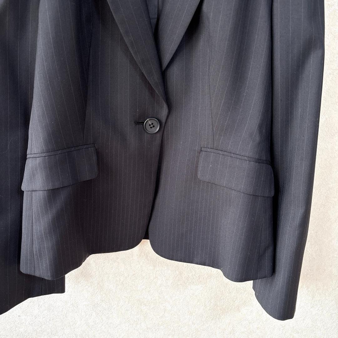 美品⭐️INDIVI V.A.I ストライプ パンツセットアップ シルク混38