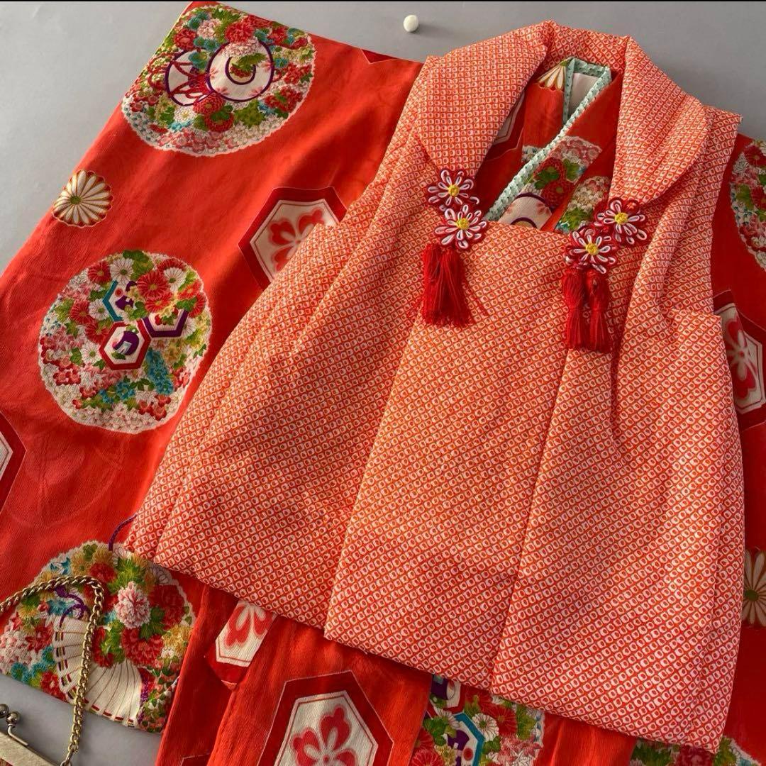 【6/6までのお値下げ！】七五三　３歳　アンティーク着物セット　フルセット