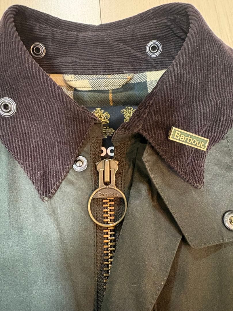 w*o様 Barbour Spey oiled wax jacket 36
