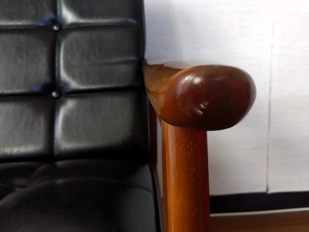 カリモク60 Kチェア 1シーター スタンダードブラック W36170BW ②