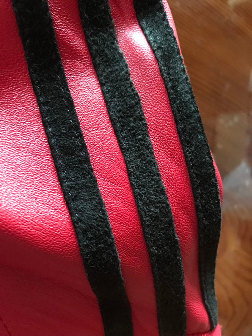 コ*ー様 adidas レザージャケット レッド