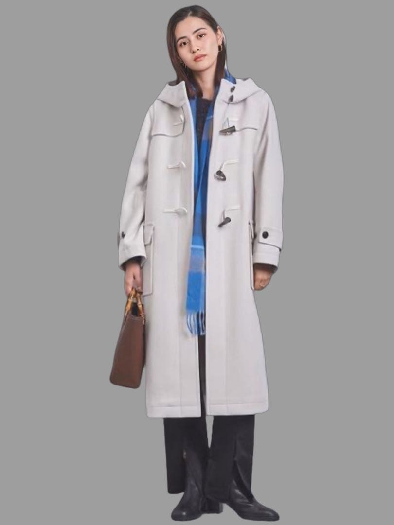 ユナイテッドアローズ Wメルトンダッフルコート　サイズS34