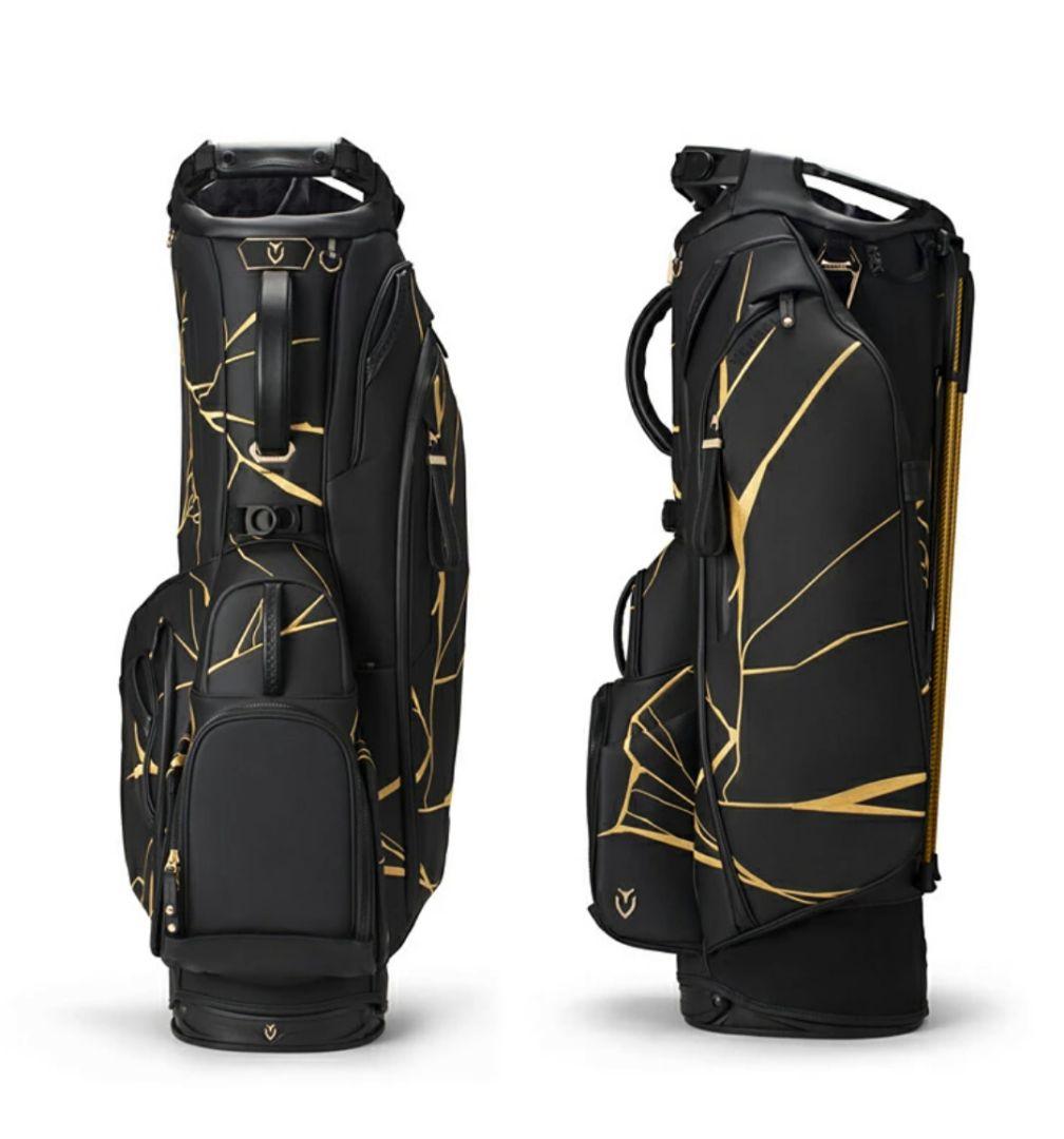 Vessel PRO ゴルフバッグ ブラック/ゴールド