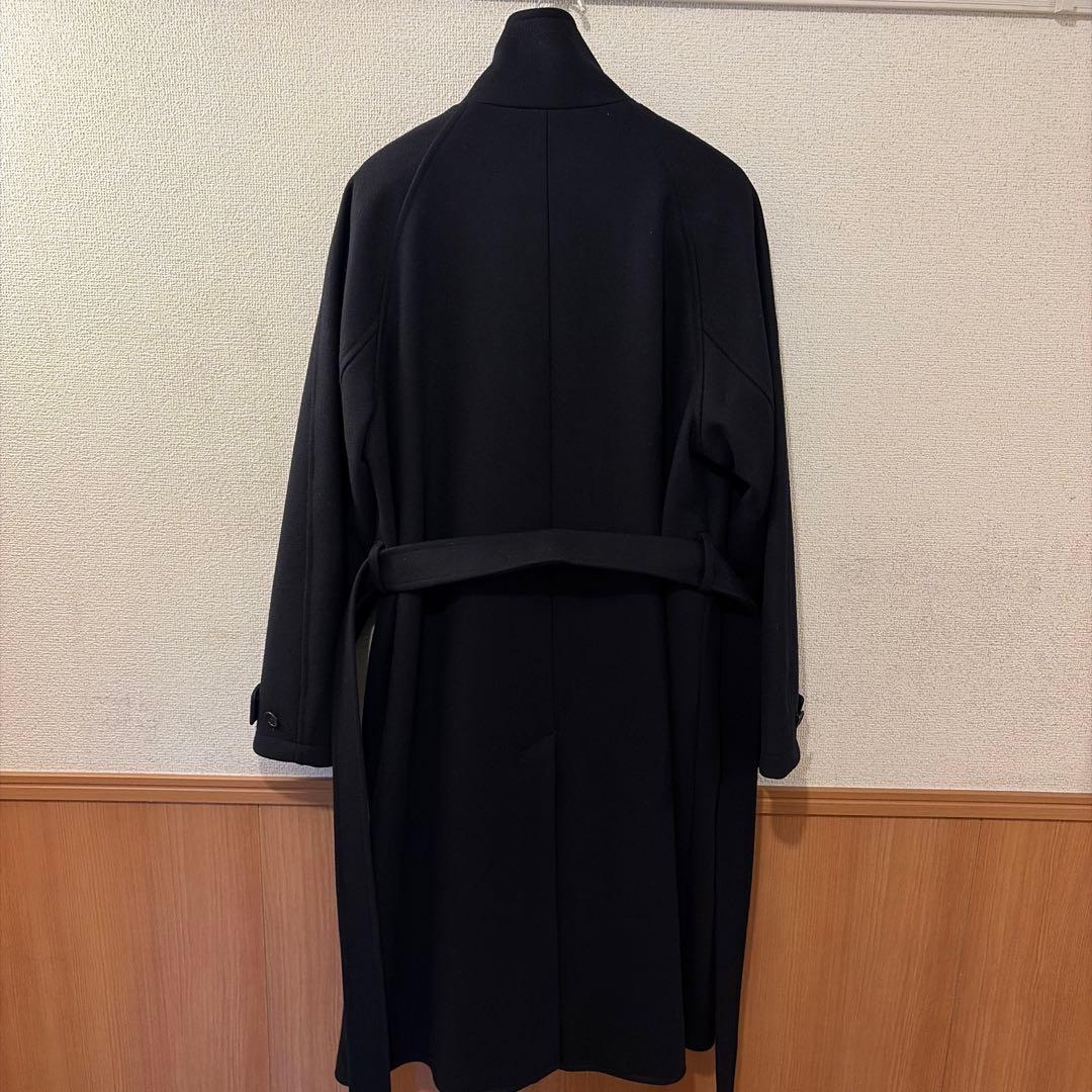 PUBLIC TOKYO Super140sメルトンオーバーサイズスタンドコート