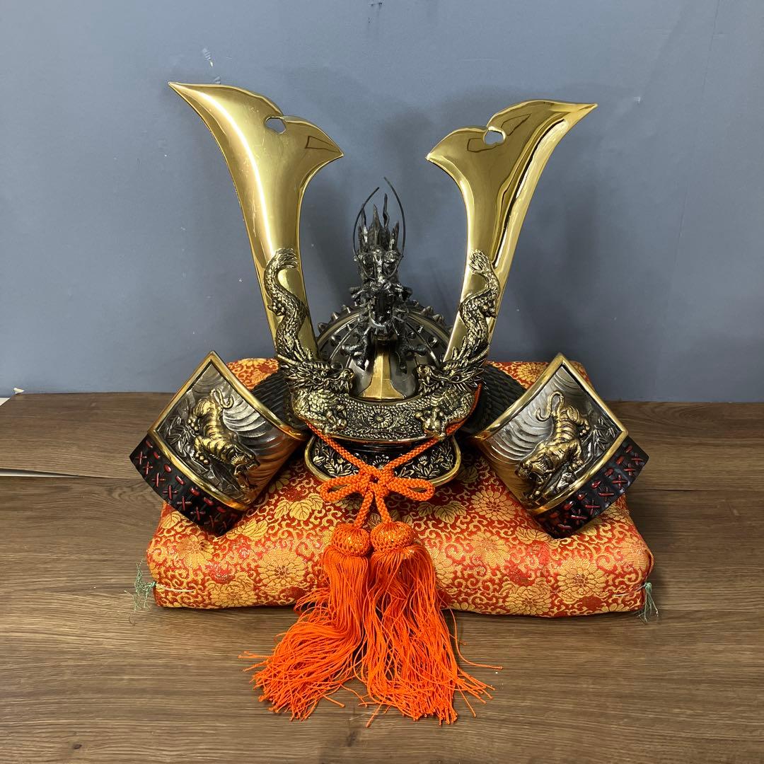 3F 瑞穂作 竜虎出世兜 御兜 五月人形 伝統工芸 兜飾り こどもの日 季節物