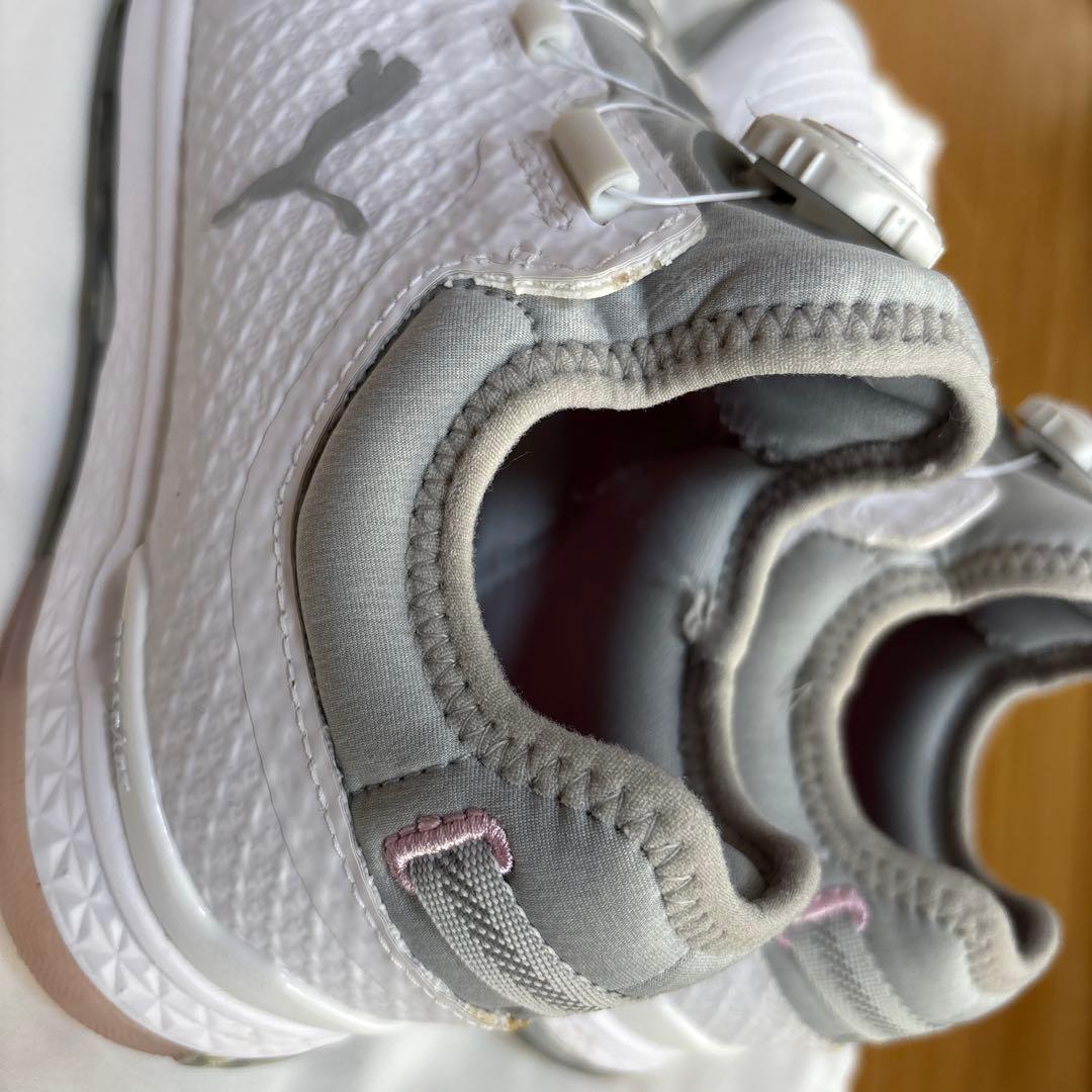 PUMA ゴルフシューズ ホワイト/グレー no box
