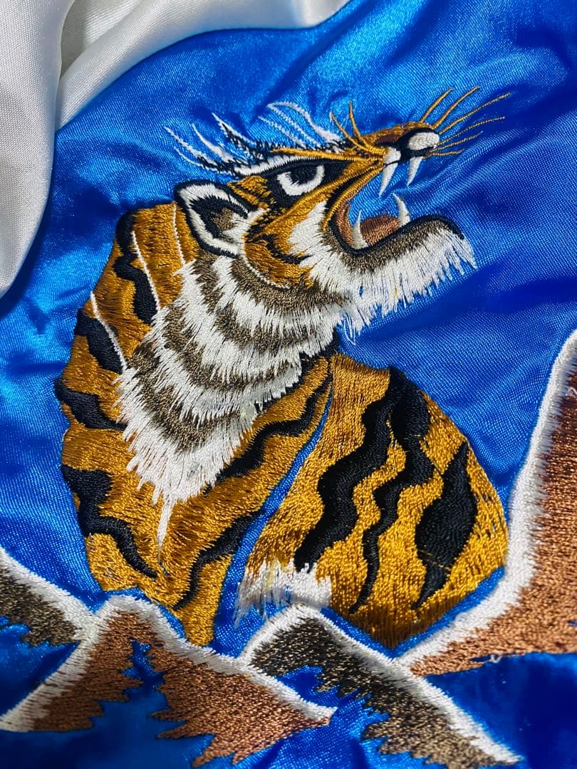 JAPANESE 日本 限定虎　スカジャン　サテン unisex スカジャン