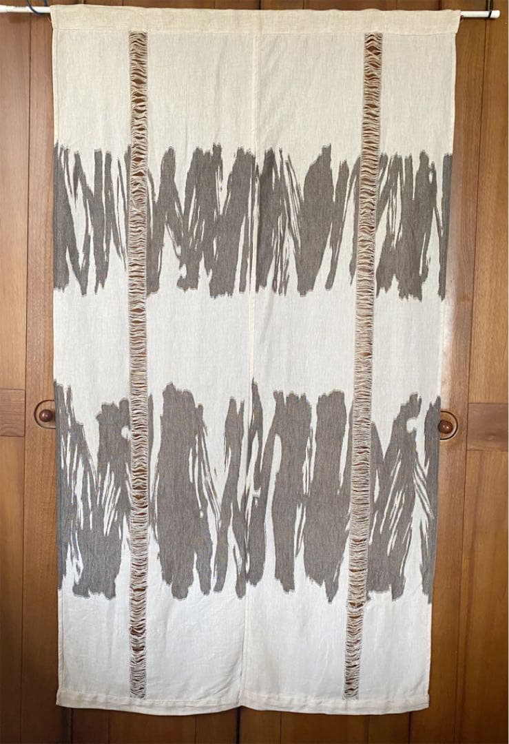 アンティーク⭐️墨絵のような本麻長のれん⭐️和モダン