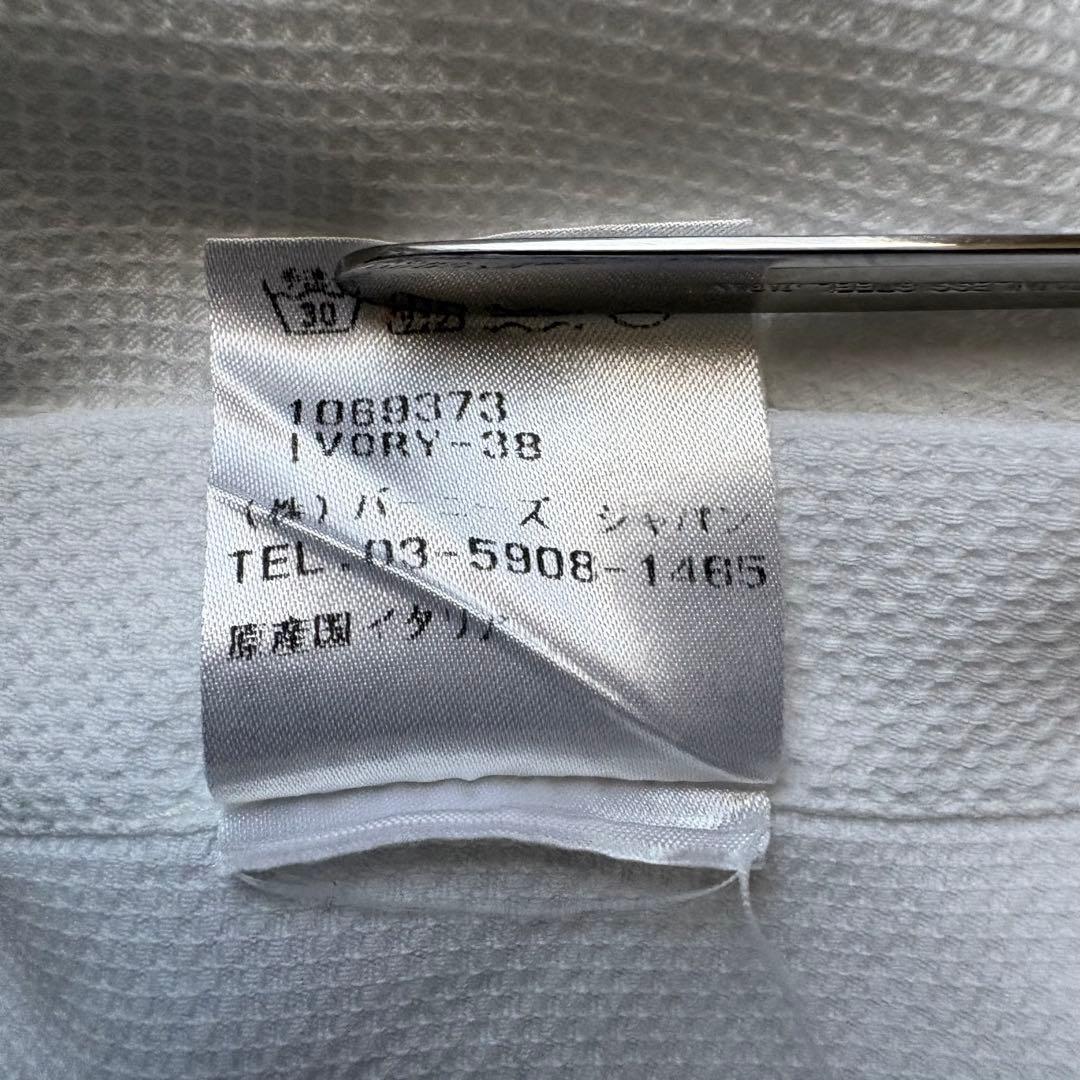 Finamore/セルジオ/ワッフルコットンシャツ