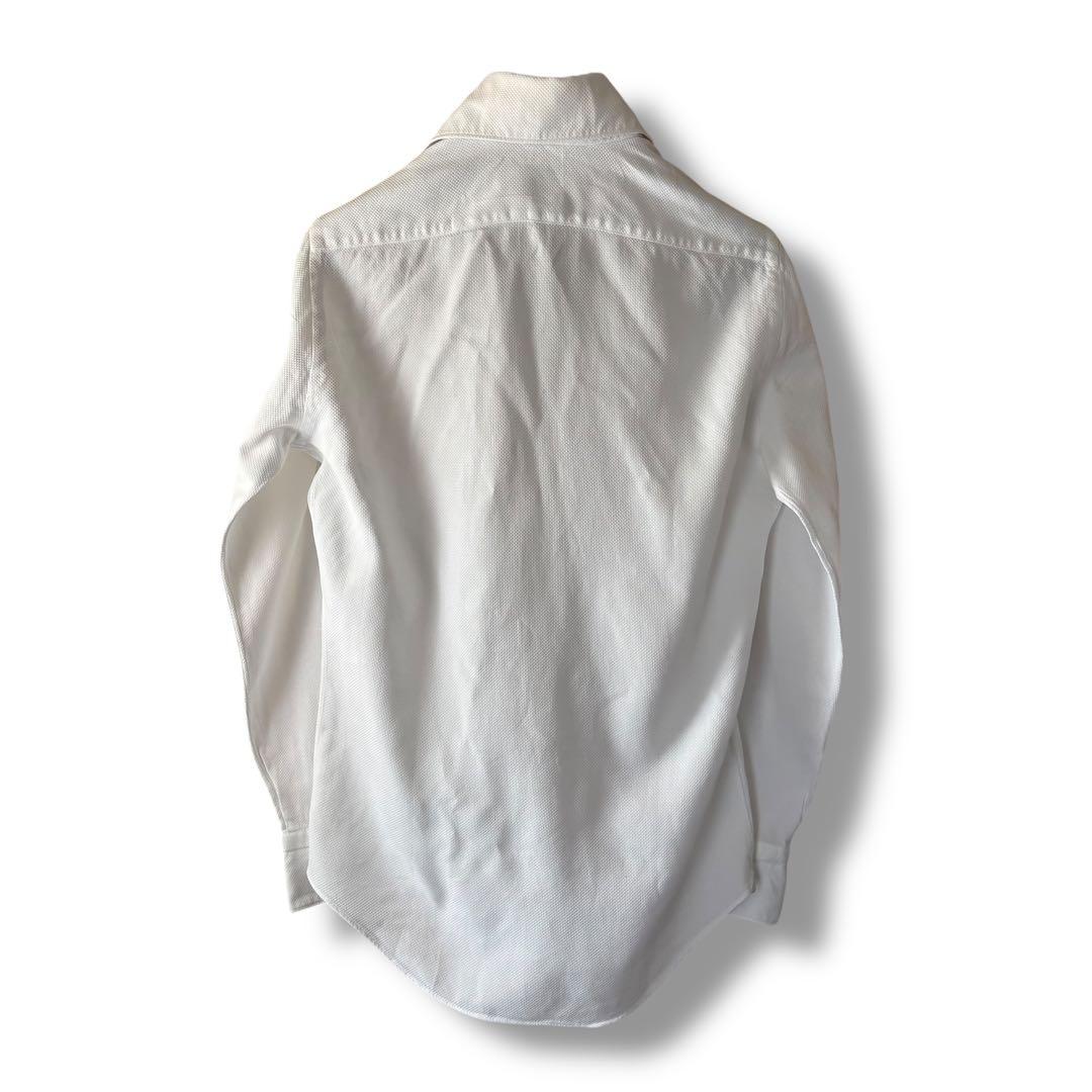 Finamore/セルジオ/ワッフルコットンシャツ