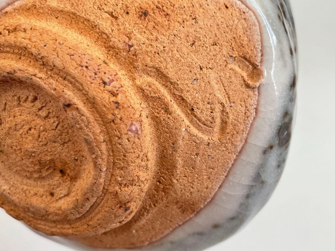 陶芸家　堀一郎　鼠志野　茶盌　茶碗　抹茶碗　茶道具　志野　美濃　瀬戸　共箱