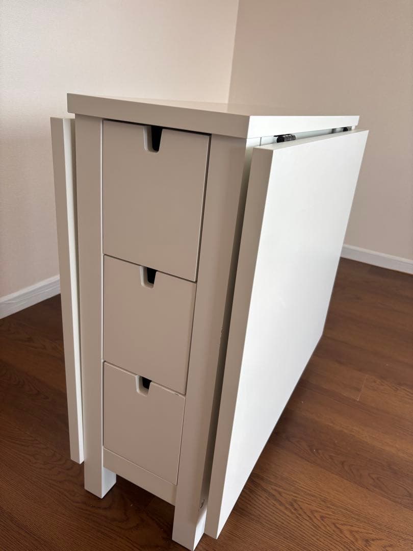 IKEA NORDEN ノールデン ゲートレッグテーブル ホワイト 折りたたみ
