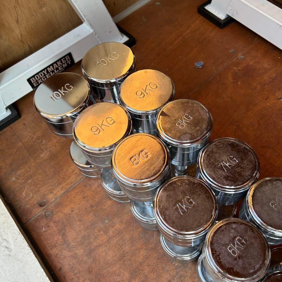 Seven様 BODYMAKER クロームダンベル1〜10kgペア①