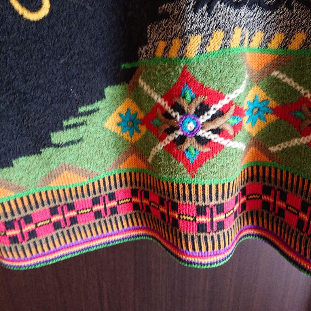 フィッチェウォーモヨシユキコニシニットコート刺繍がゴージャス 値下げ不可