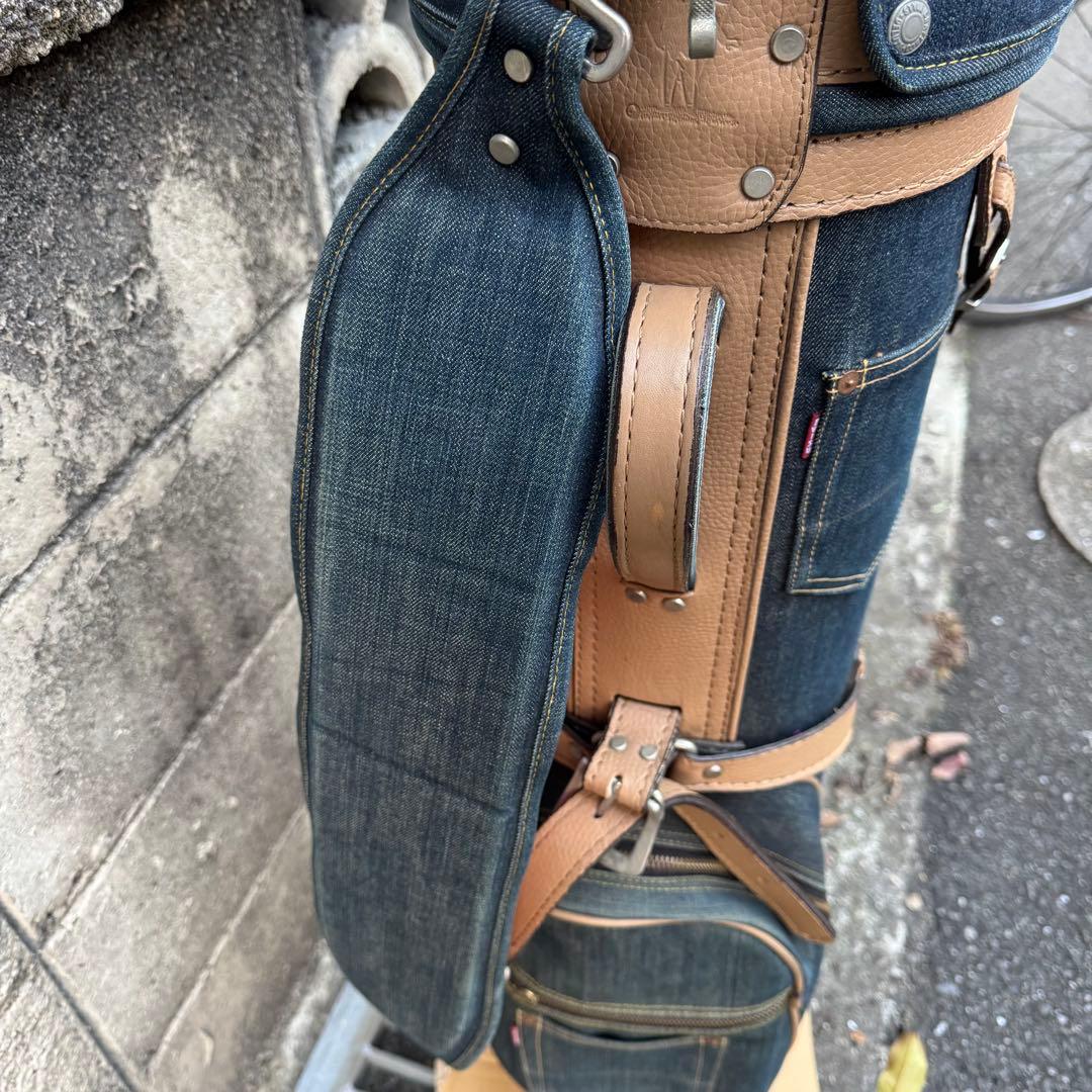 希少☆ EVISU エヴィス　ゴルフ　 デニム　キャディバッグ　初期モデル