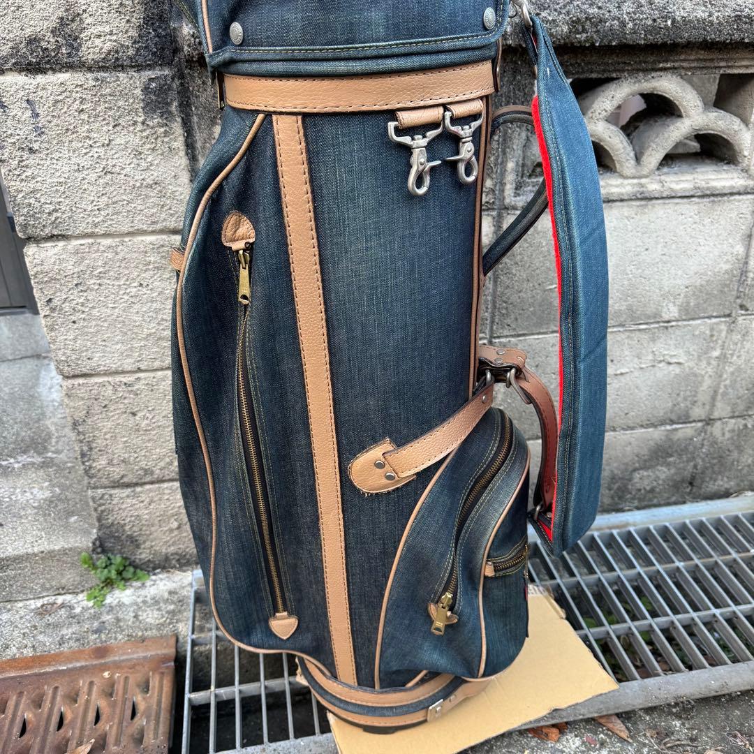 希少☆ EVISU エヴィス　ゴルフ　 デニム　キャディバッグ　初期モデル