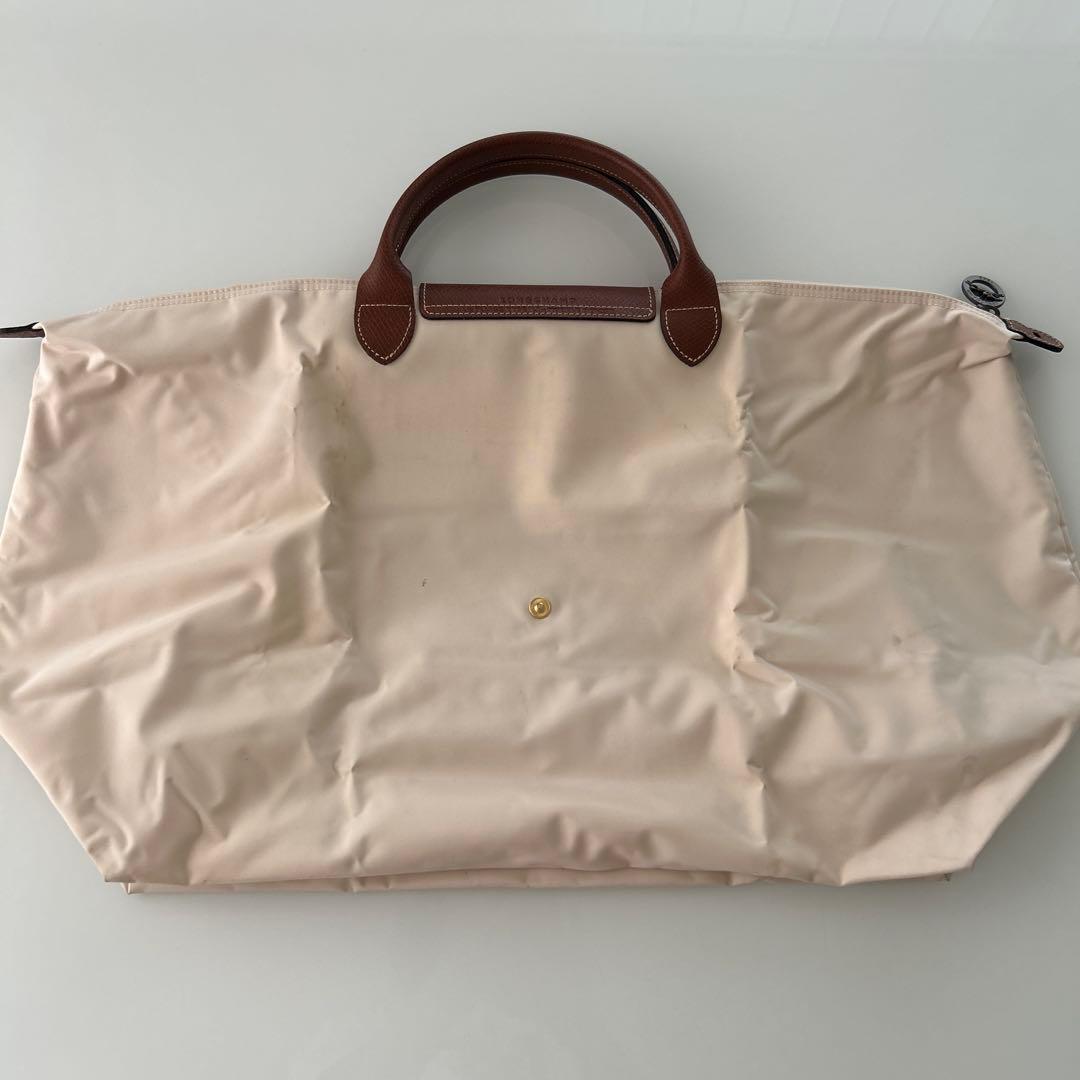 Longchamp ベージュ ボストンバッグ