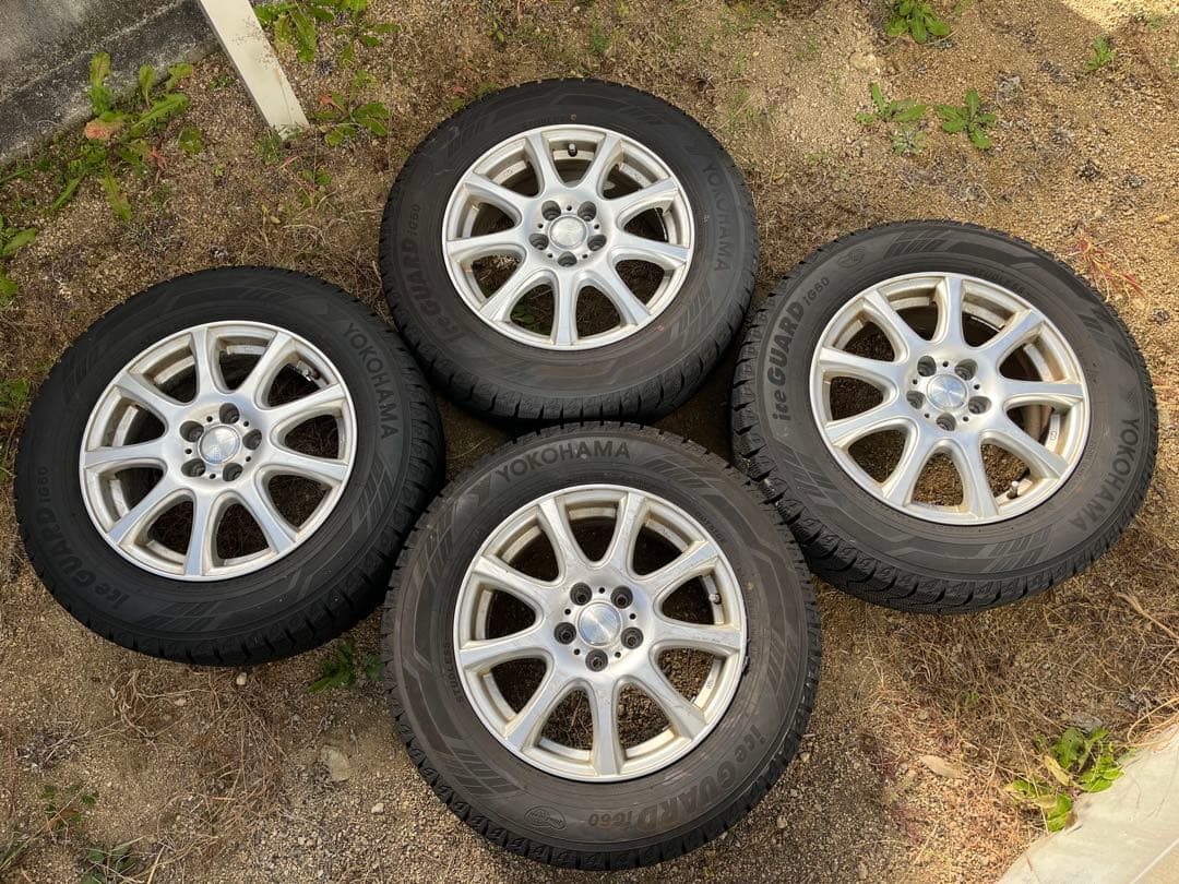 YOKOHAMA製iceGUARD iG60スタッドレスタイヤ・ホイール4本