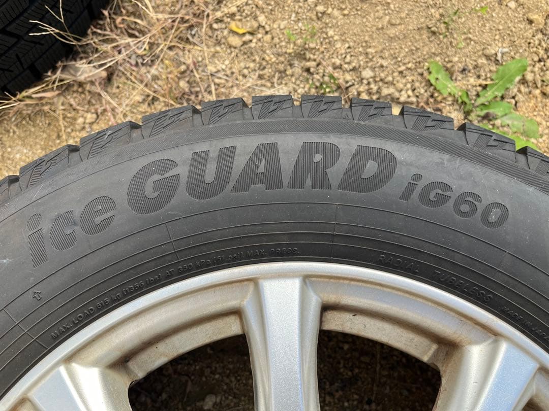 YOKOHAMA製iceGUARD iG60スタッドレスタイヤ・ホイール4本