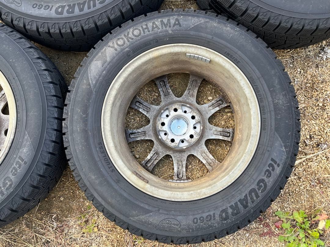 YOKOHAMA製iceGUARD iG60スタッドレスタイヤ・ホイール4本