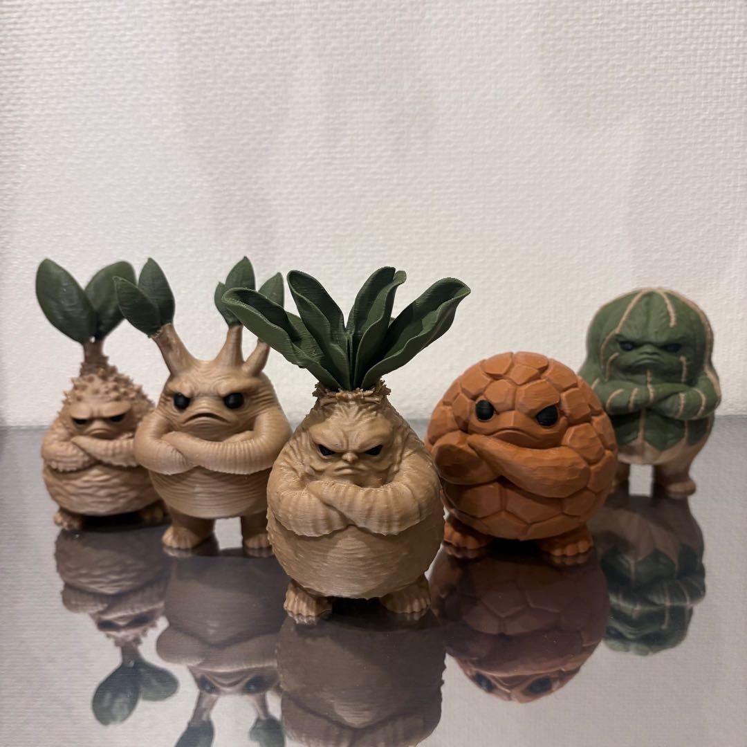 フィギュア Sサイズ 5点セット　グラキリス オベサ ブーファン